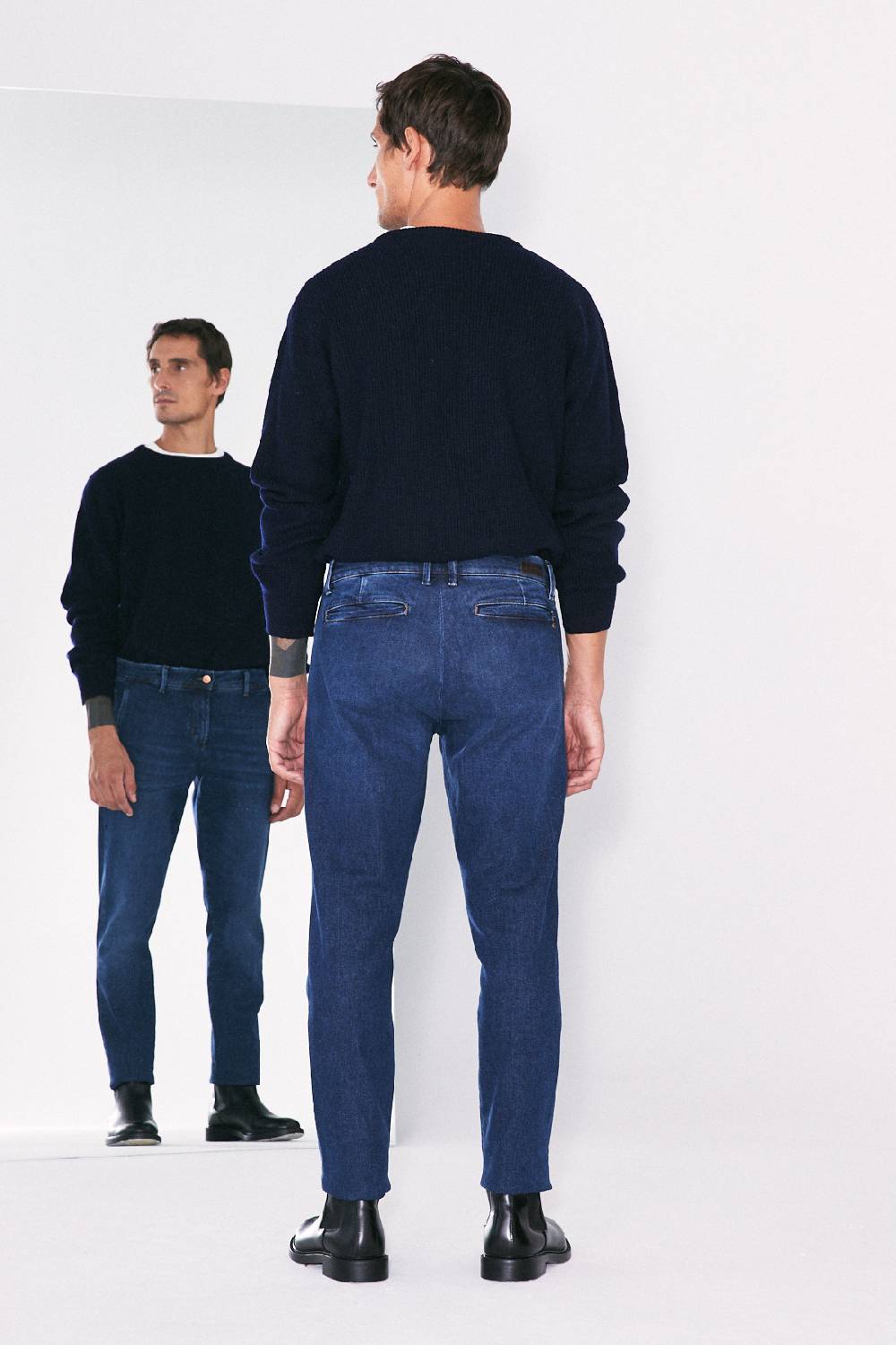 Jeckerson Chino tasca america in denim blu scuro Grande vendita