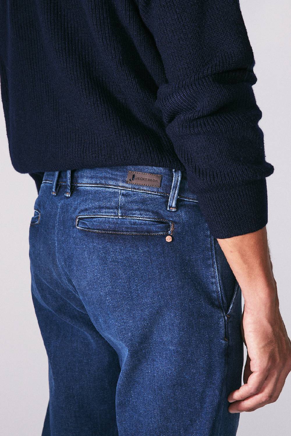 Jeckerson Chino tasca america in denim blu scuro Grande vendita