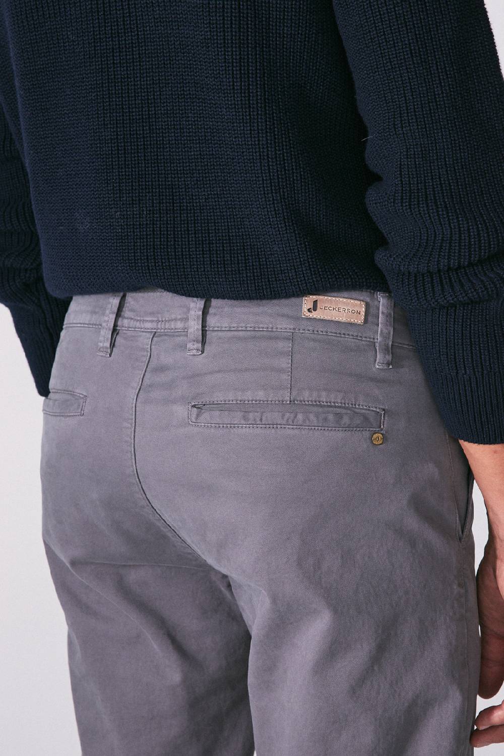 Jeckerson Chino slim fit in gabardina stretch Flash Sale