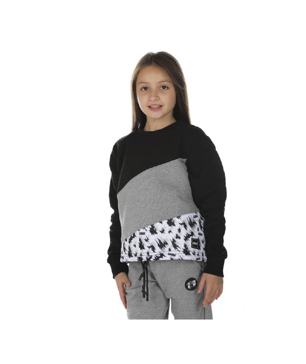 Lab84 FELPA CROP TOP + COULISSE Hotsell