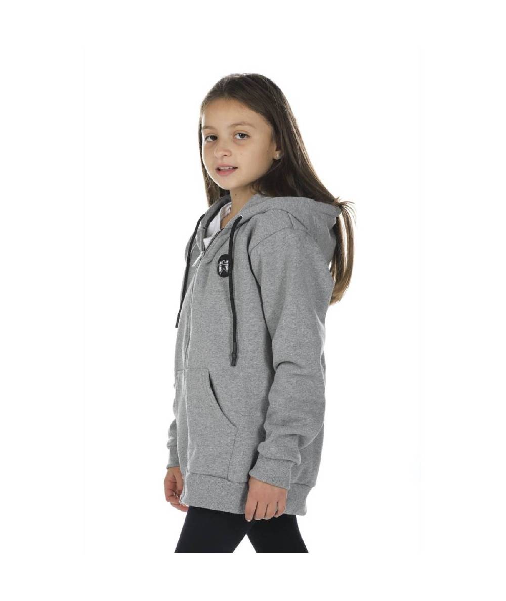 Lab84 FELPA ZIP+CAPPUCCIO +PATCH Vendita Economica