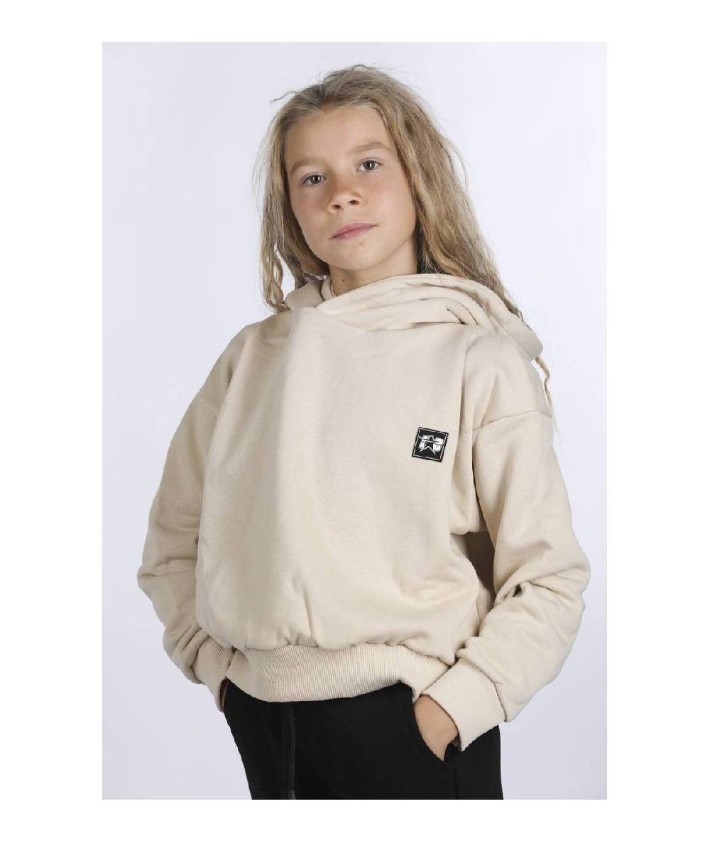 Lab84 FELPA CROP TOP CAPPUCCIO OVER 2025