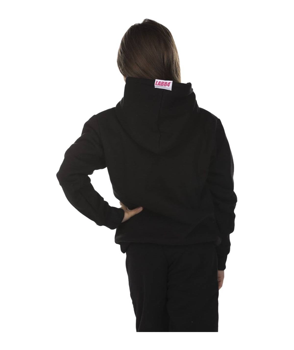 Lab84 FELPA CAPPUCCIO MARSUPIO STAMPATA Promozione