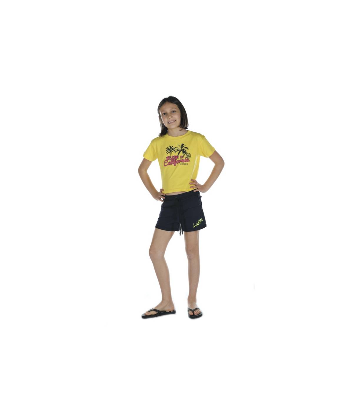 Lab84 T-SHIRT CROP TOP Moda