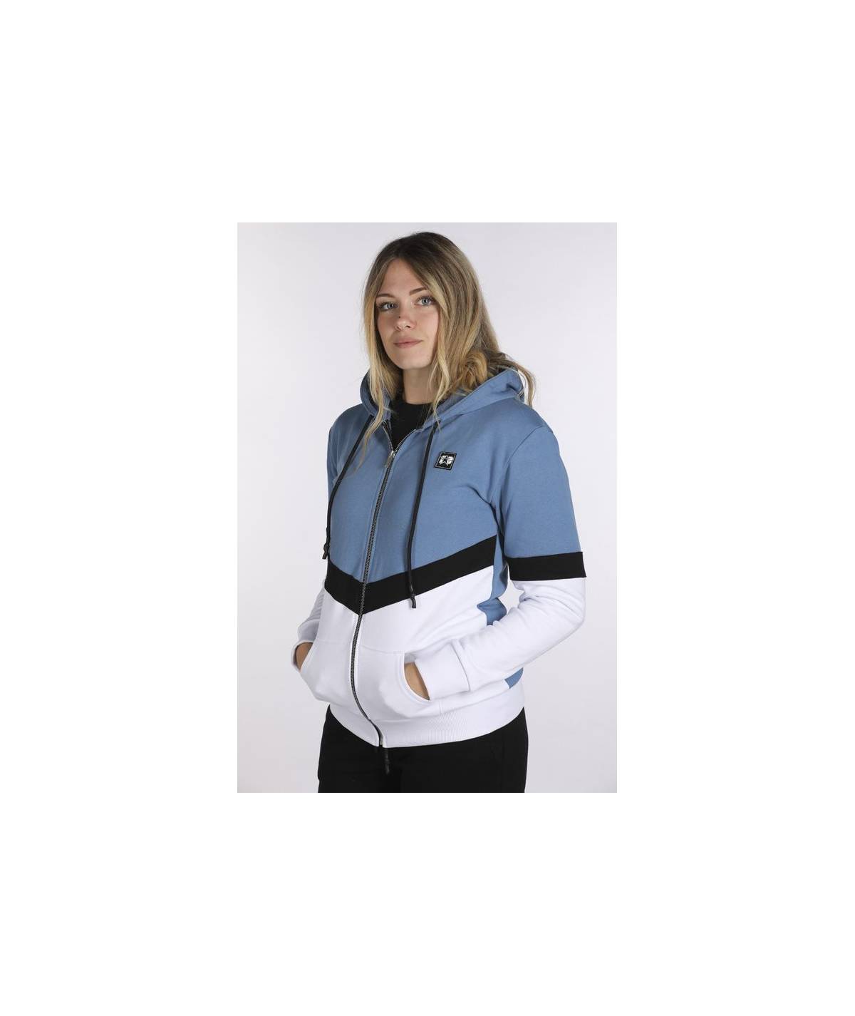 Lab84 FELPA FULL ZIP + CAPPUCCIO Acquista Ora