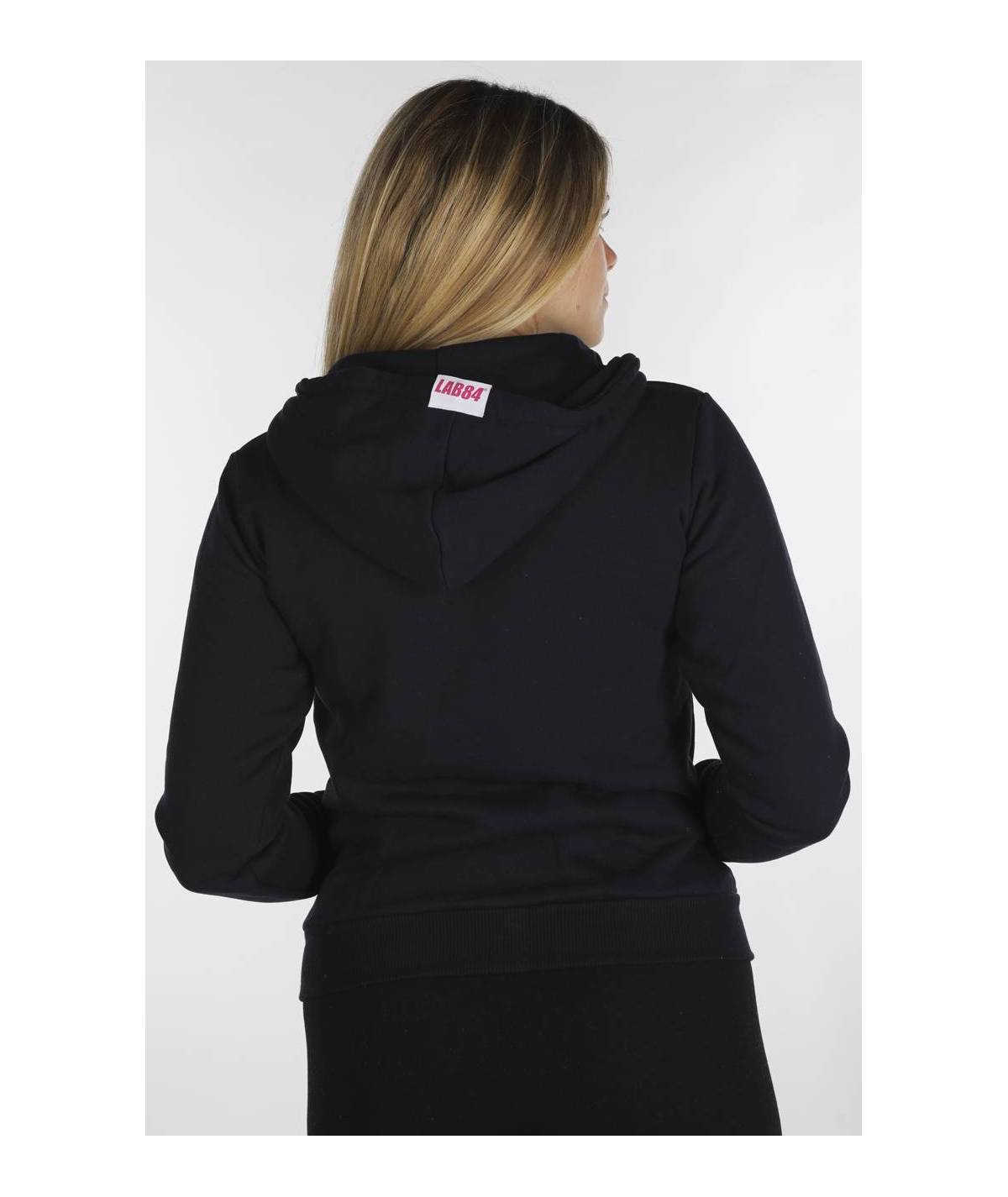 Lab84 FELPA FULL ZIP C/CAPP.+MARSUPIO Ultimi due giorni