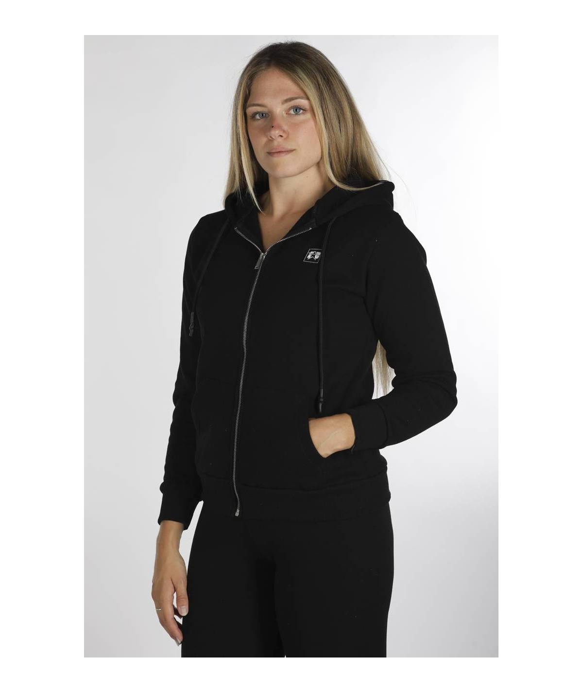 Lab84 FELPA FULL ZIP CAPP.+TASCA FILO+CERNIERA Promozione Limitata