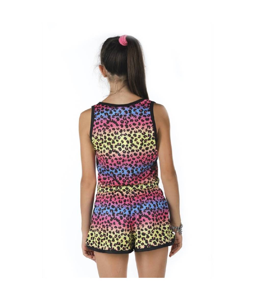 Lab84 CANOTTA CROP TOP MESH Economico