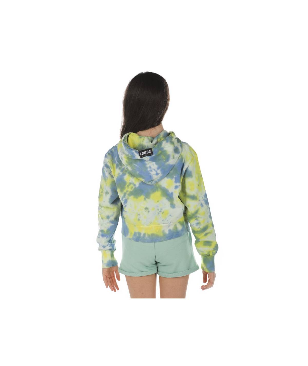 Lab84 FELPA ZIP CROP TOP In Vendita