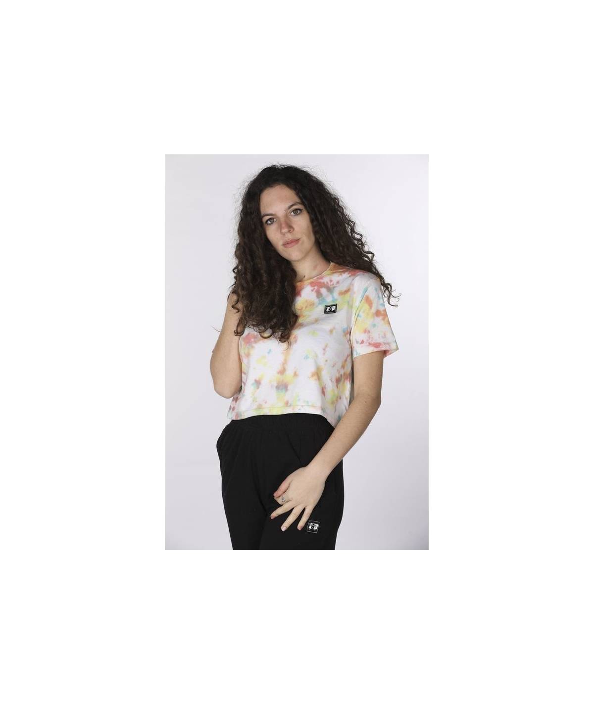 Lab84 CROP TOP TIE DYE Consegna Veloce