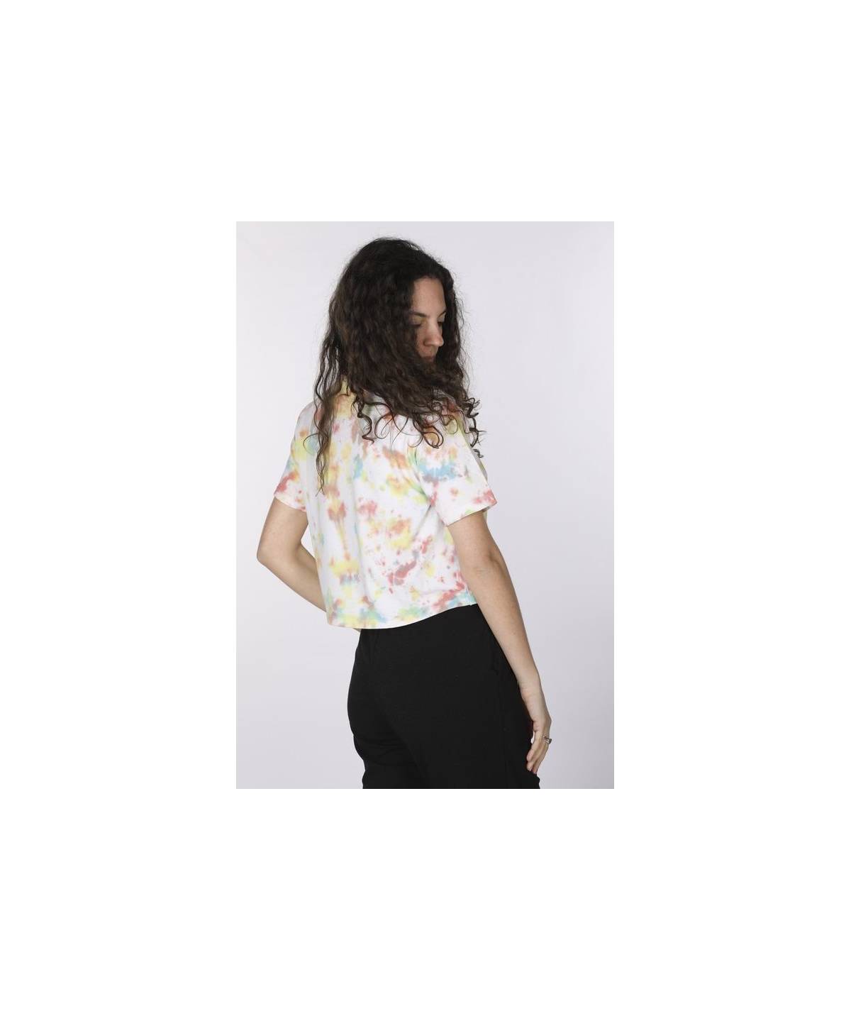 Lab84 CROP TOP TIE DYE Consegna Veloce
