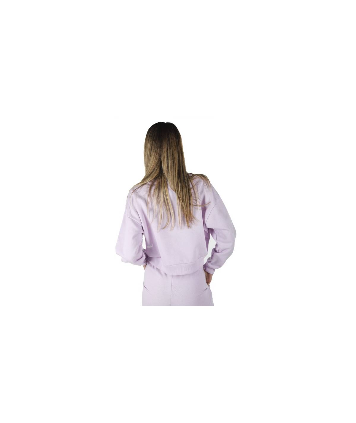 Lab84 FELPA CROP TOP GIROCOLLO Saldi