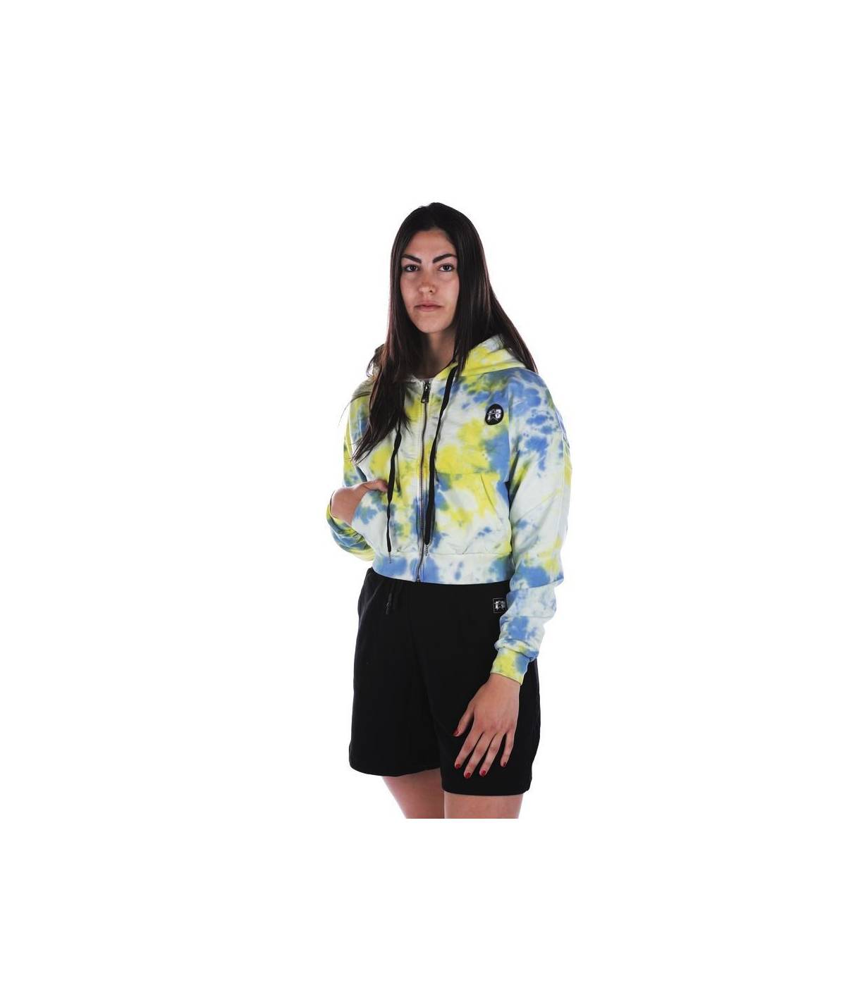 Lab84 FELPA ZIP CROP TOP I Più Venduti