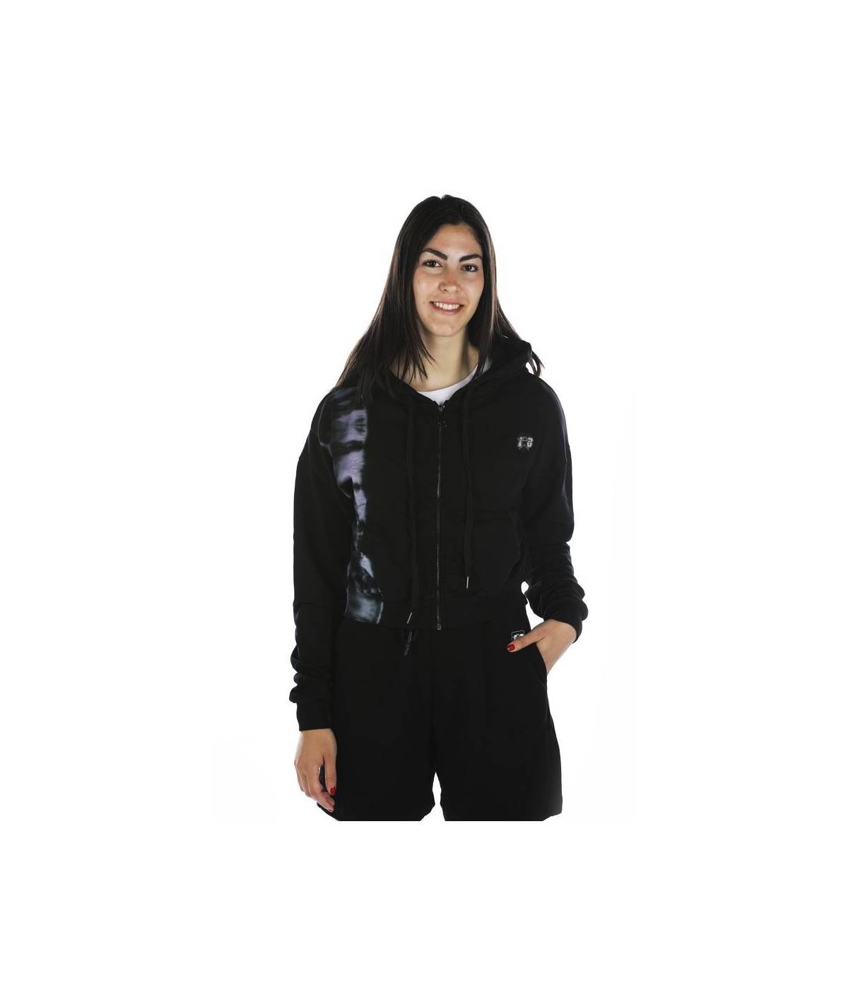 Lab84 FELPA ZIP CROP TOP Vendite Flash