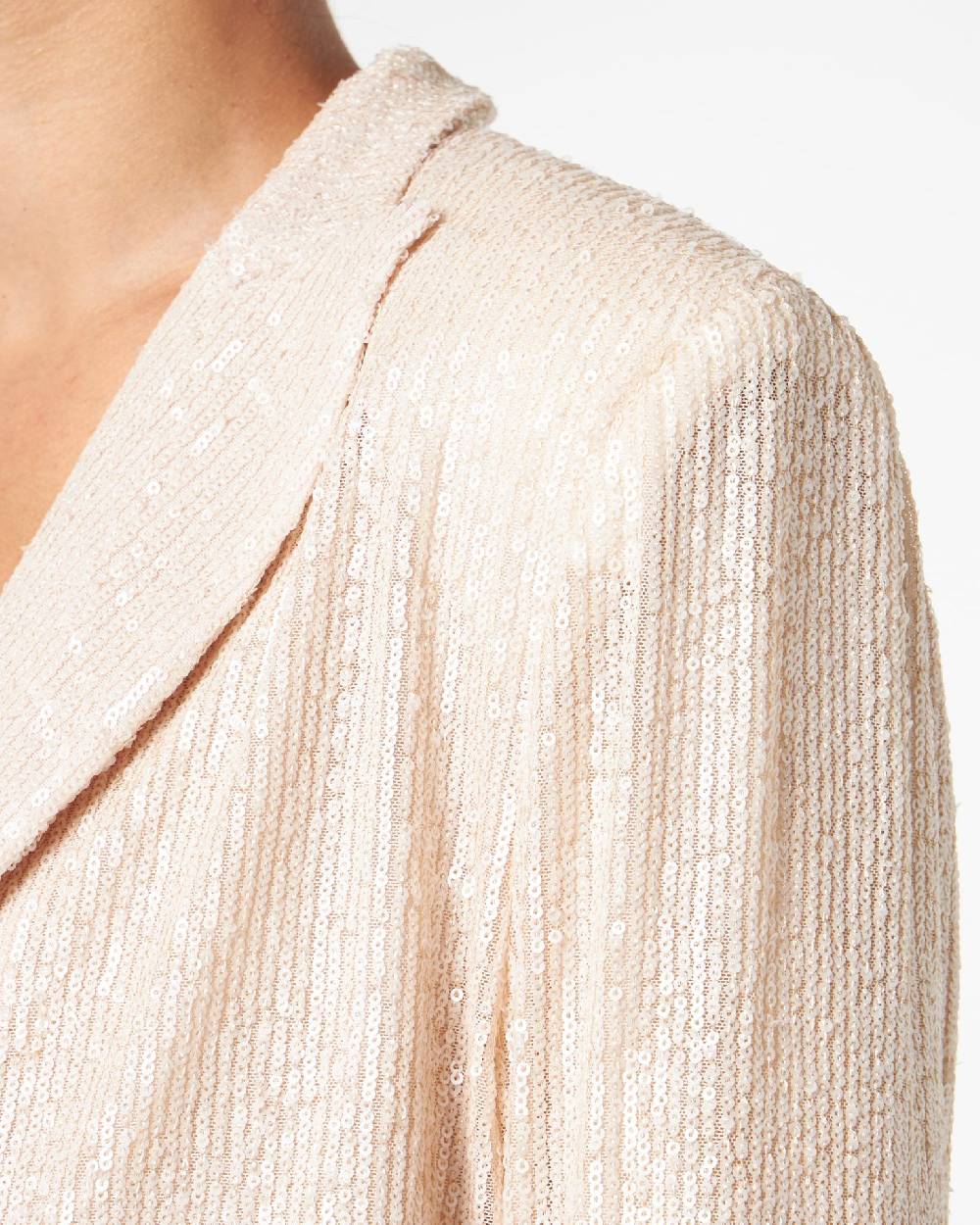 Le Twins Comacchio Corta Paillettes Opache Beige Presa