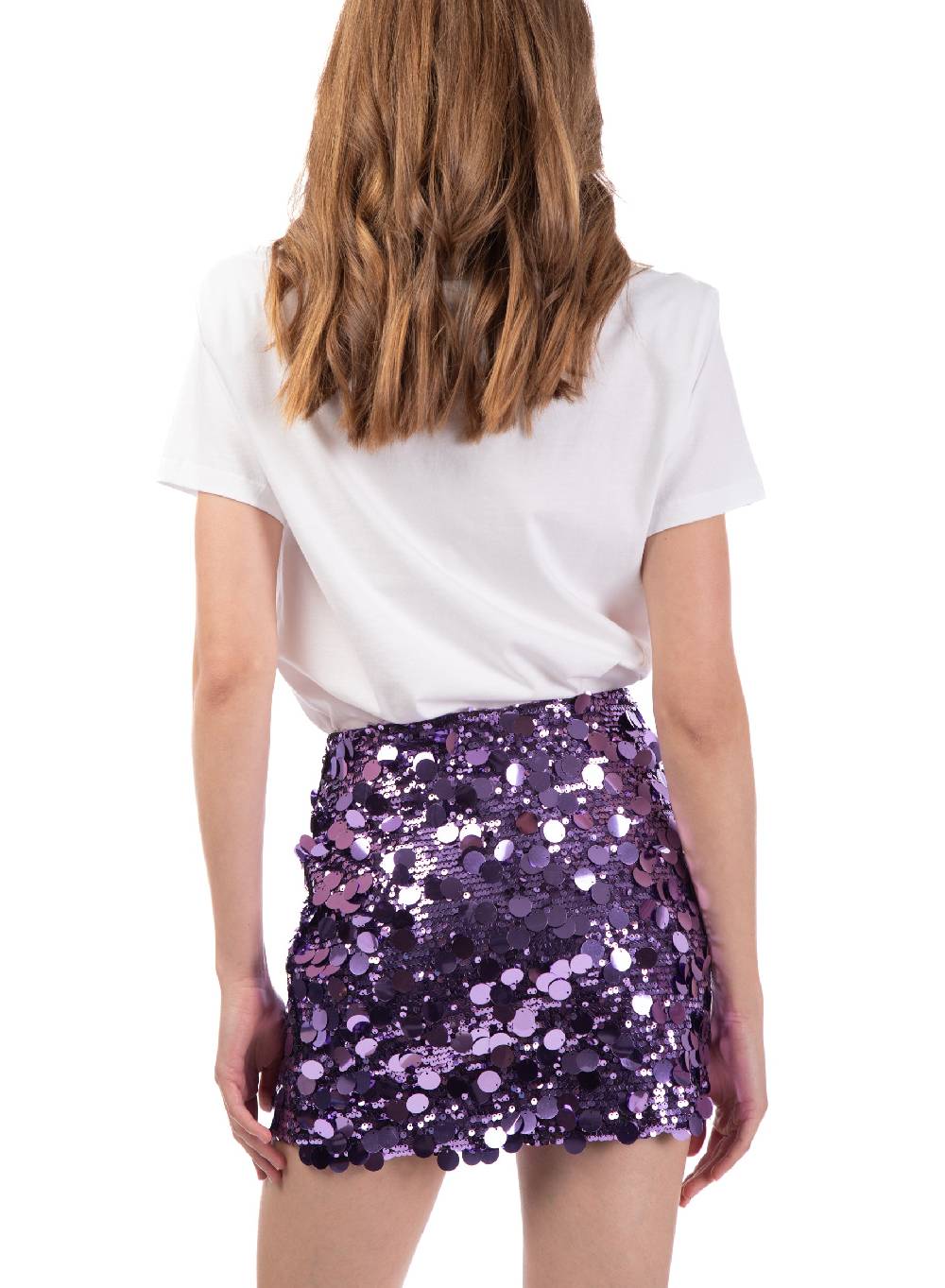 Le Volière T-shirt bianca 'Happy is the new black' Italia