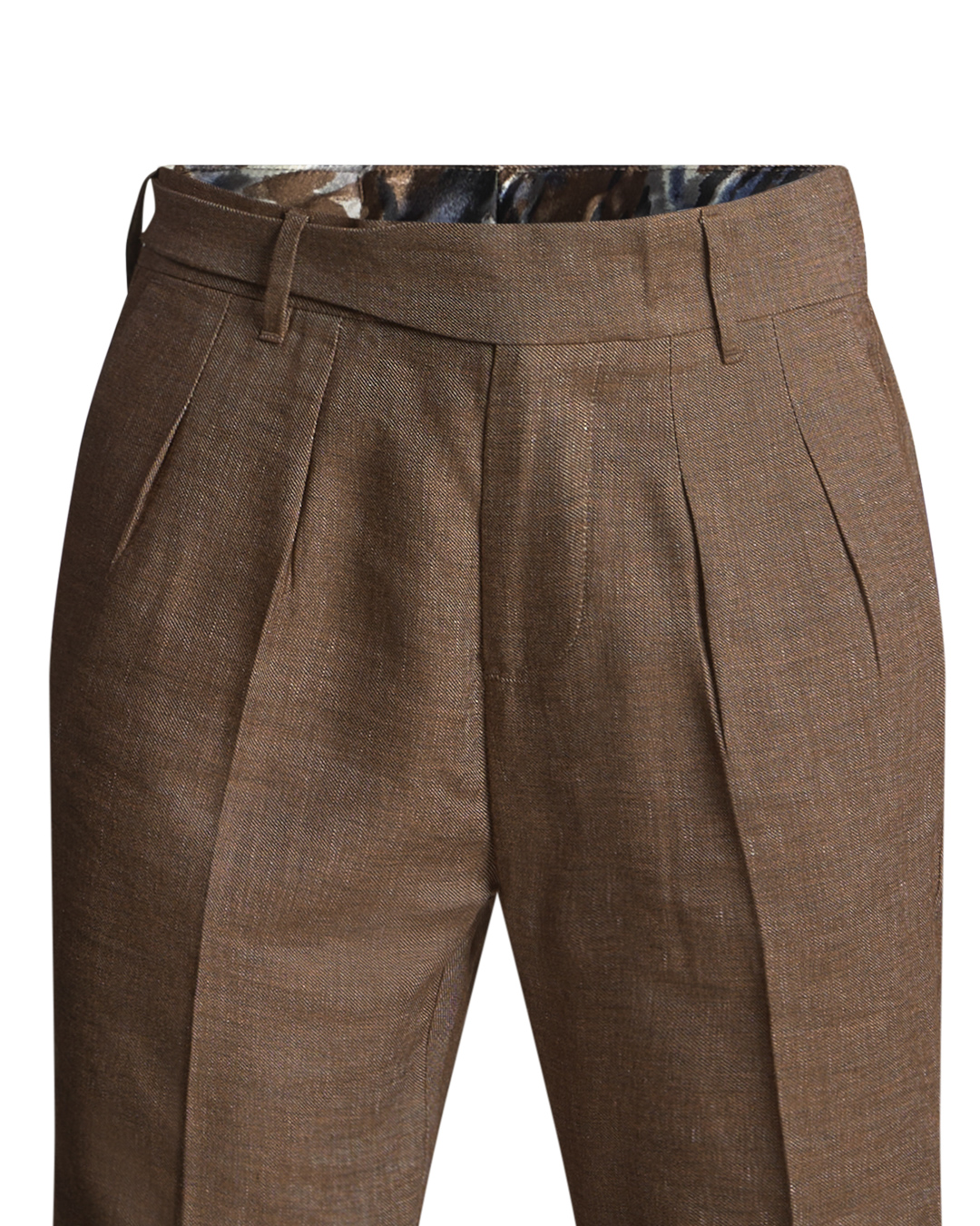Neill Katter Pantalone Eleganza di Lino Enormi sconti