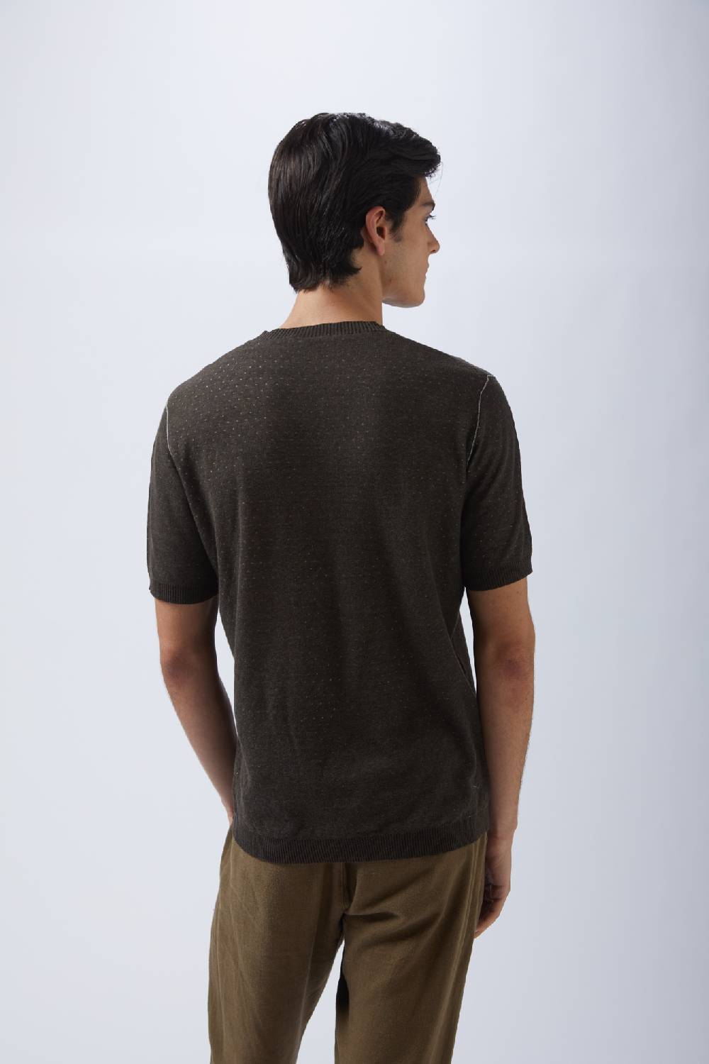 Kangra Cashmere Girocollo Mezza Manica Pois Bicolore Outlet