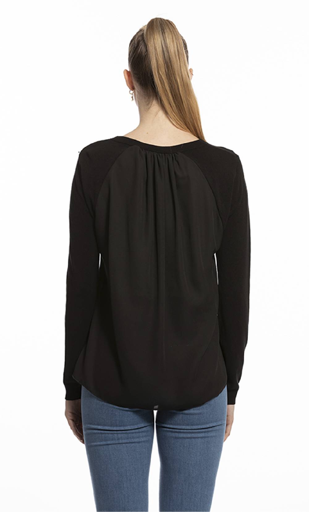 Koralline MAGLIA CON GEORGETTE DIETRO I Più Venduti