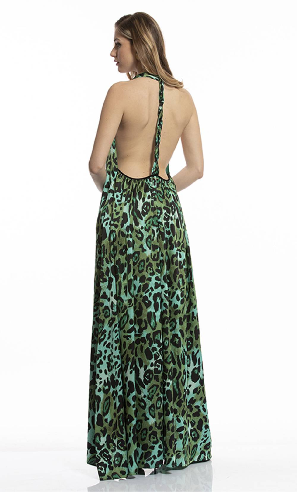 Koralline ABITO LUNGO IN STAMPA ANIMALIER Outlet