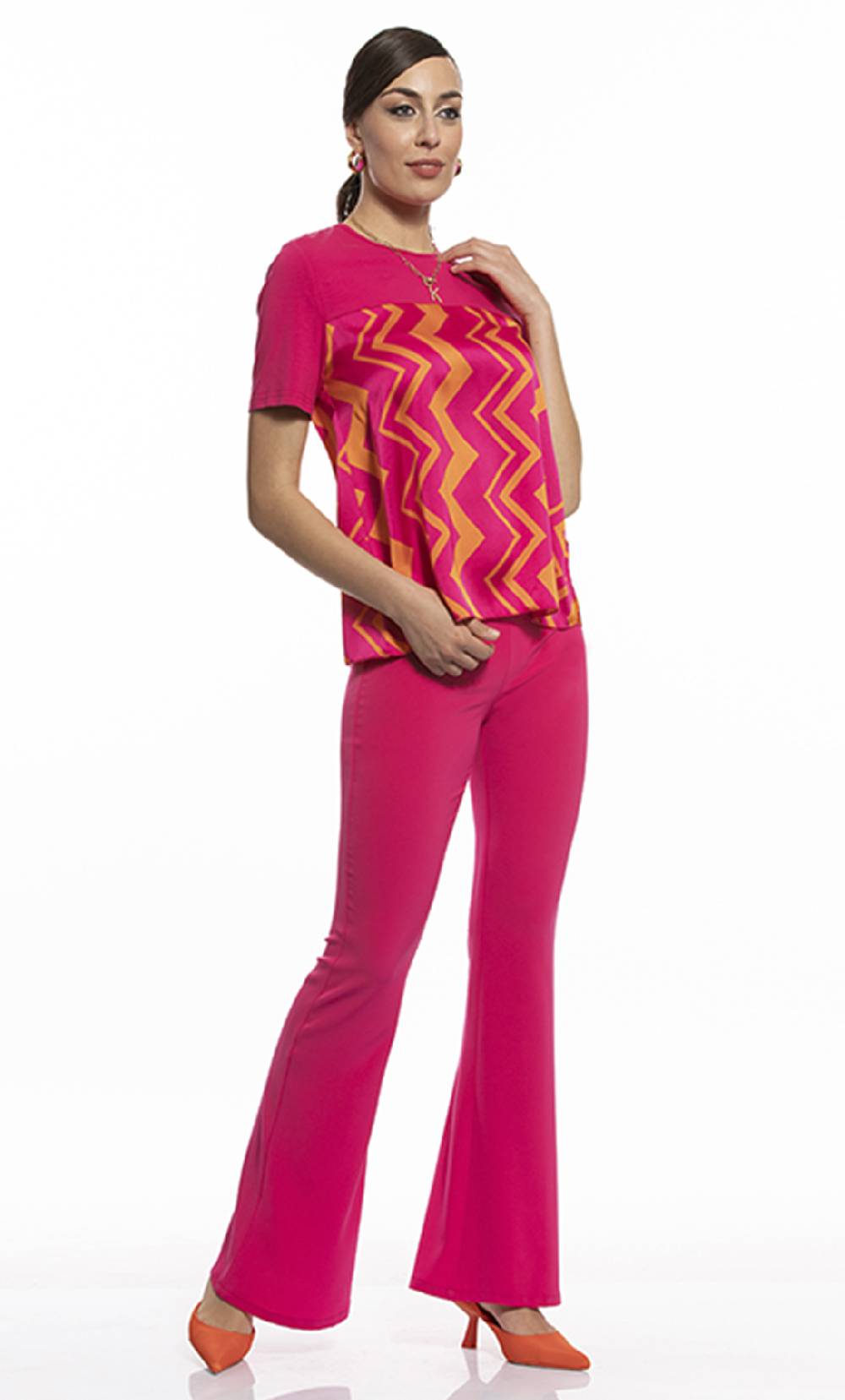 Koralline T-SHIRT CON PANNELLO STAMPATO Offerta
