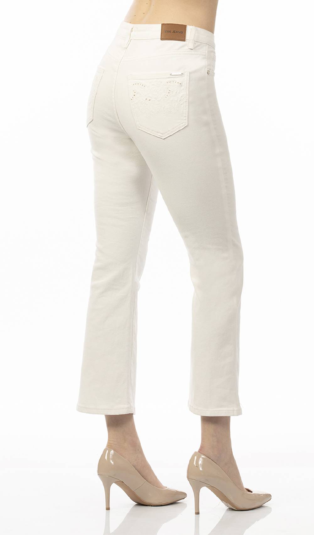 Koralline JEANS IN DENIM COLORATO Negozi Online