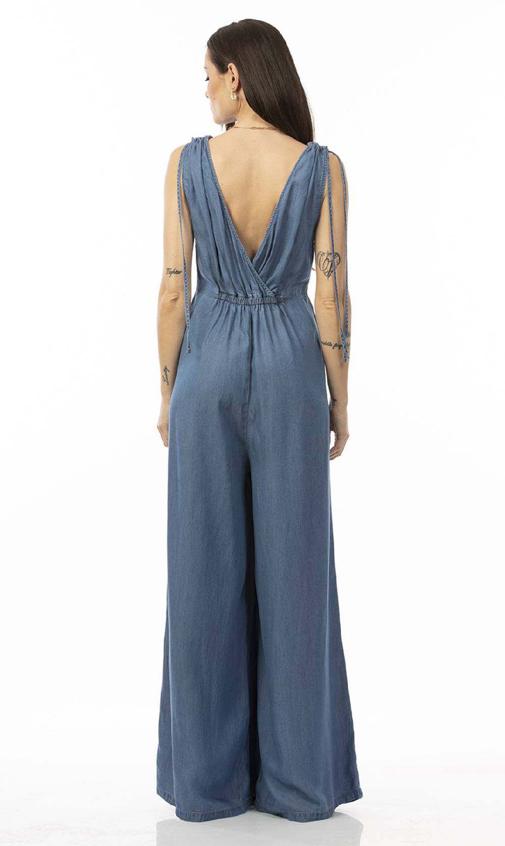 Koralline TUTA LUNGA IN CHAMBRAY Affare Del Giorno