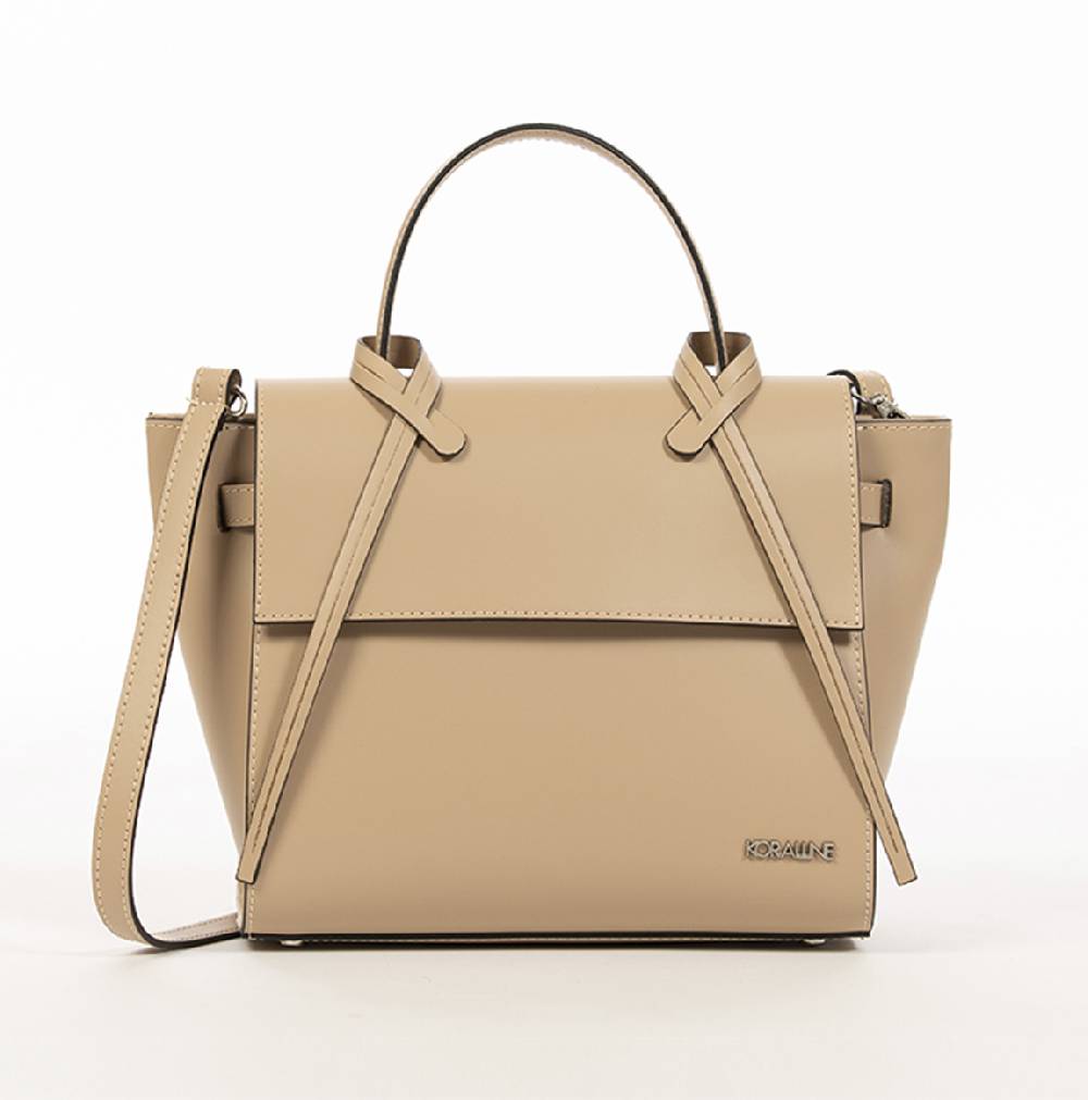 Koralline BORSA IN PELLE CON LACCETTI AL MANICO Italia