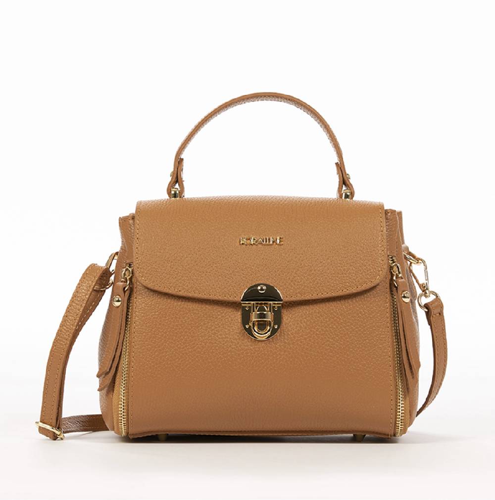Koralline BAULETTO IN PELLE CON ZIP LATERALE Esporta salva