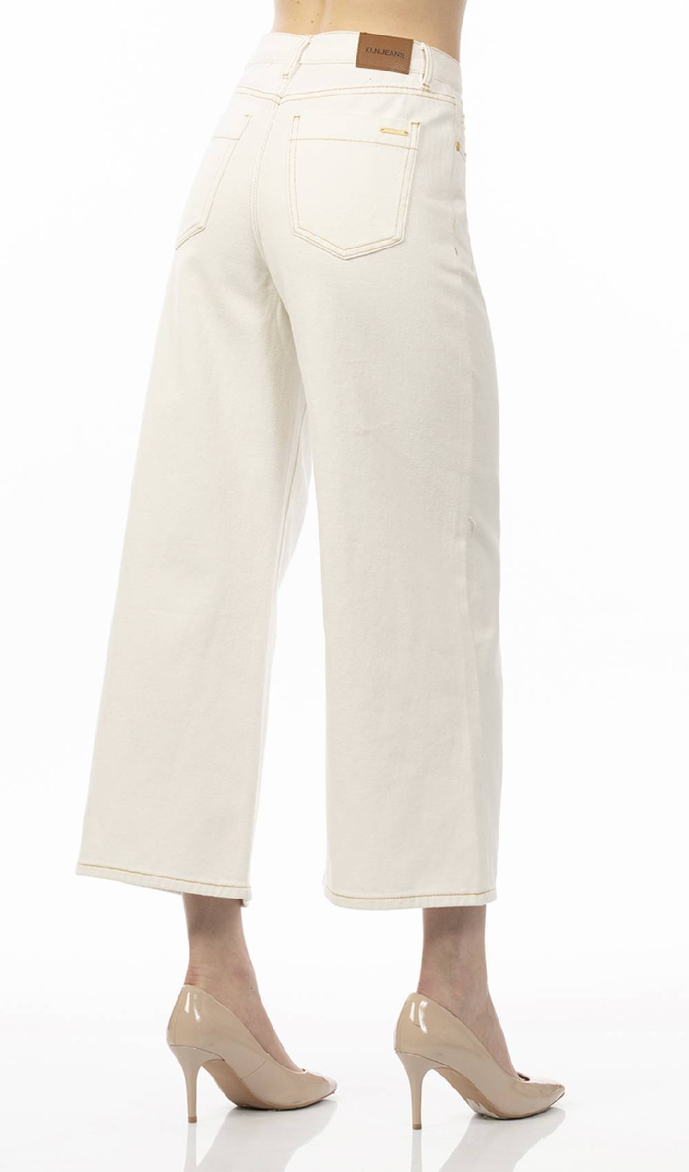 Koralline JEANS CON IMPUNTURE A CONTRASTO Prezzo Ridotto
