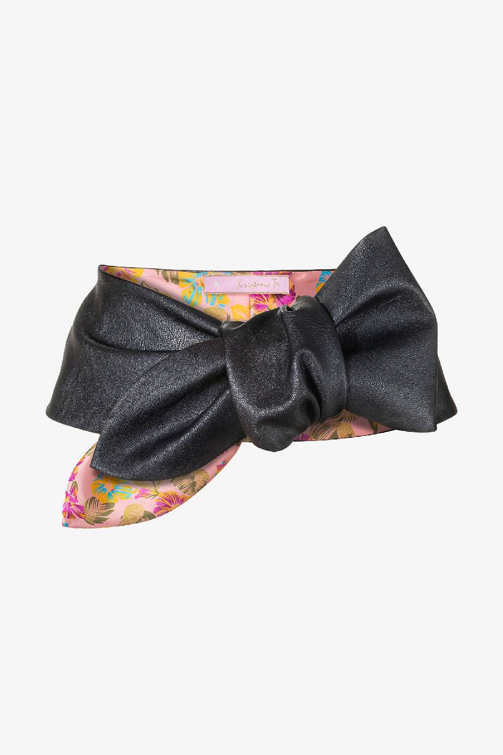 Kristina Ti MICHELLE - Two-tone eco-leather belt