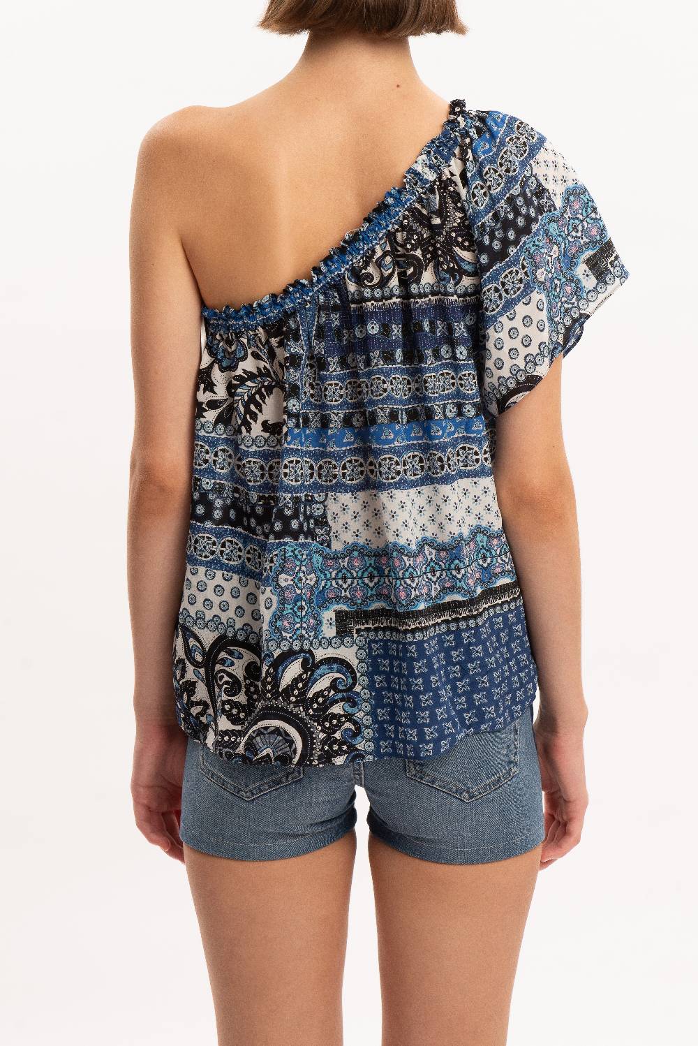 Kristina Ti CLARA - One shoulder blouse Vintage Qualità Garantita
