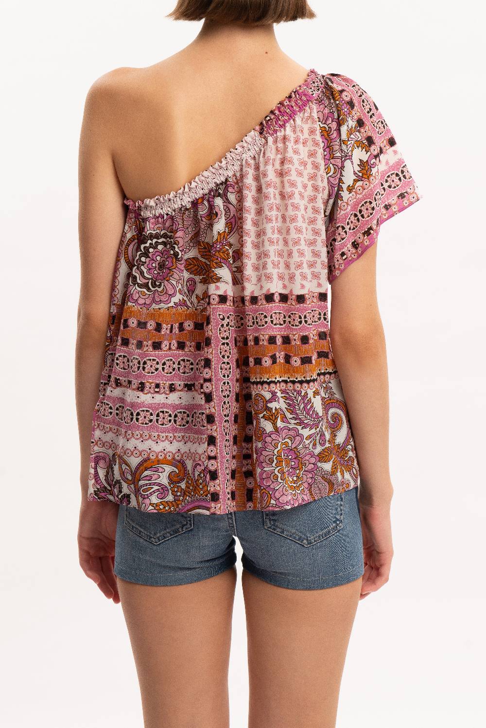 Kristina Ti AGATA - One shoulder blouse Vintage Consegna Veloce