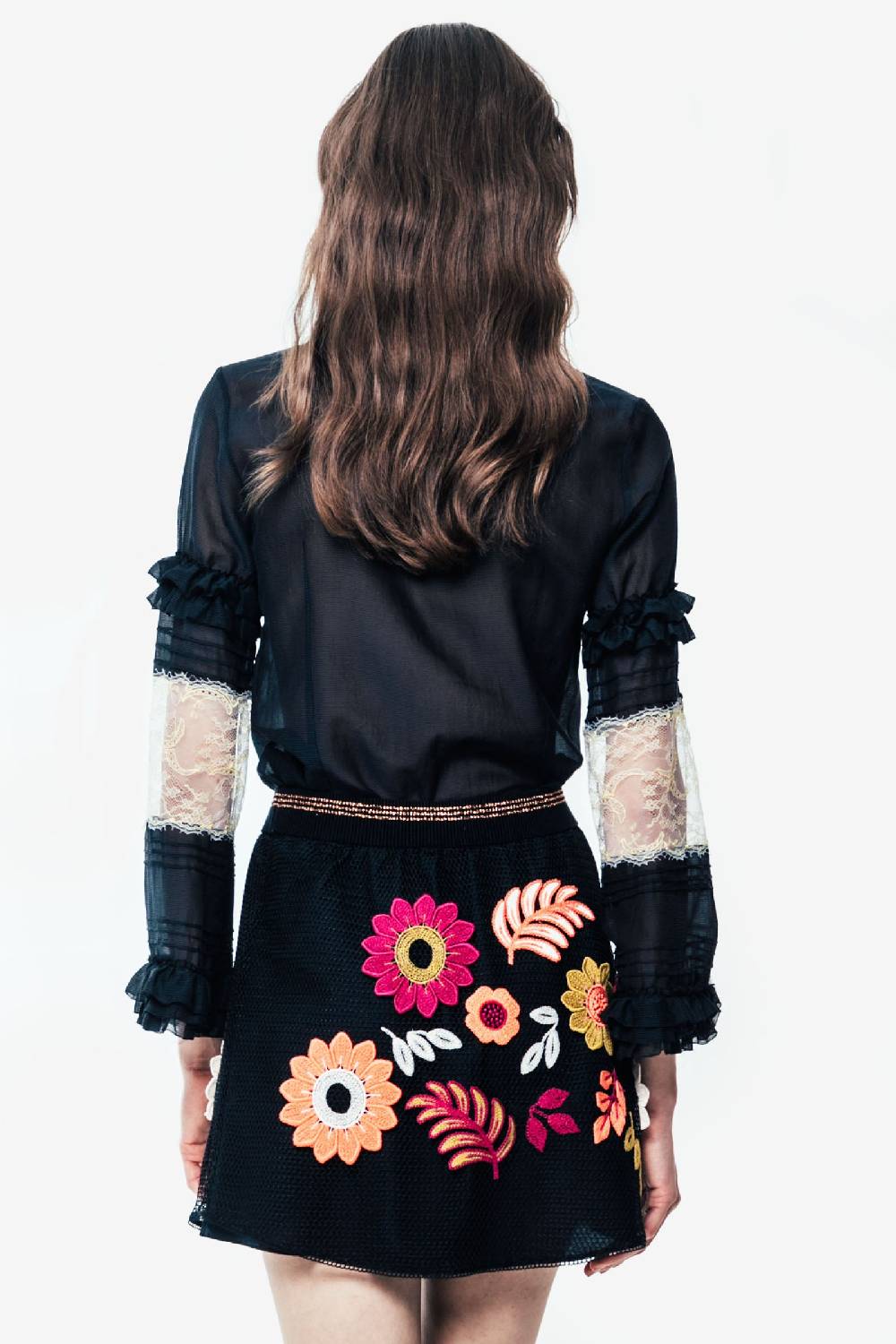 Kristina Ti ANDREA - Blouse with lace Hotsell