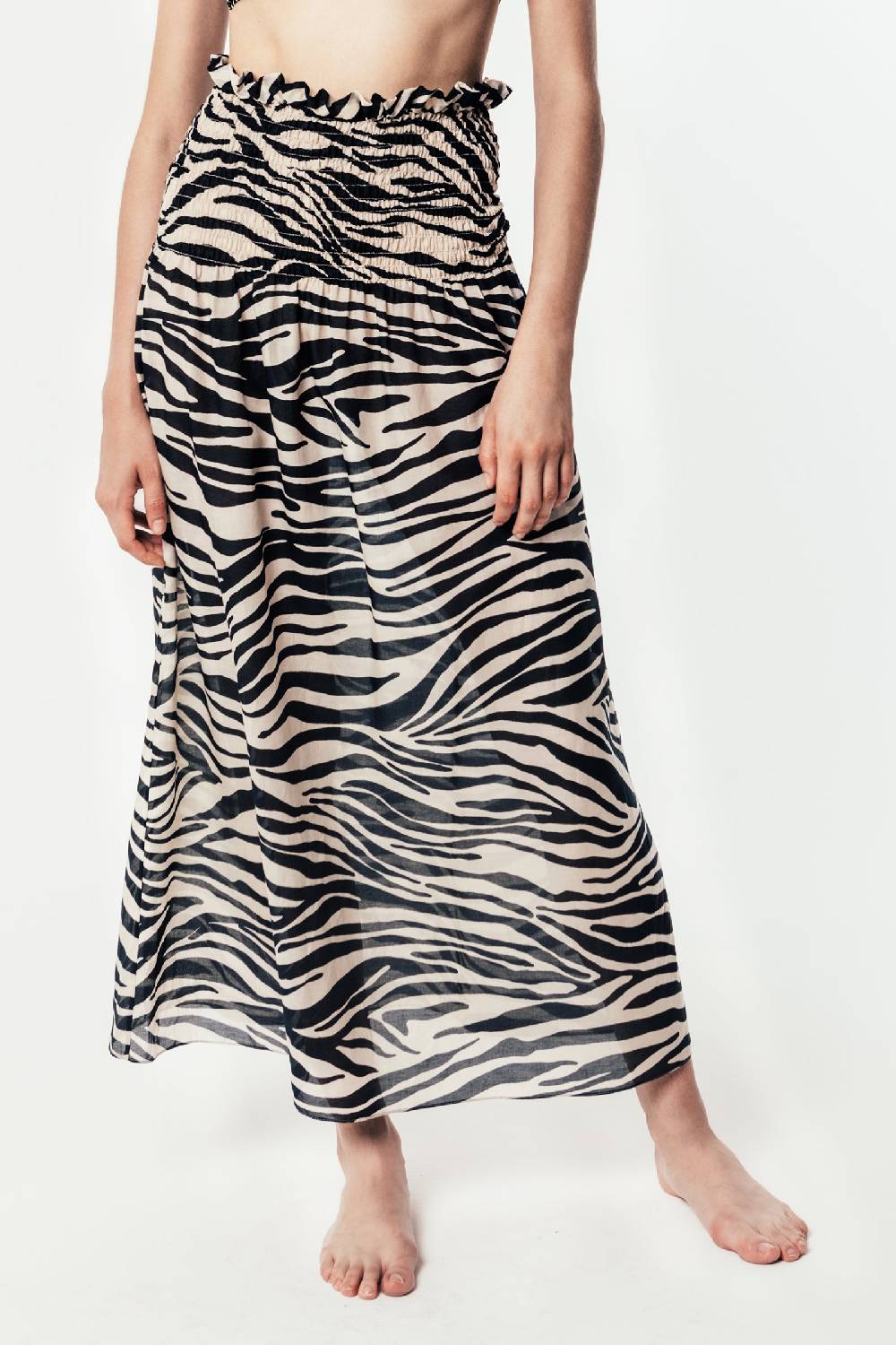 Kristina Ti MARCELA - Long animalier skirt Prezzo Ridotto