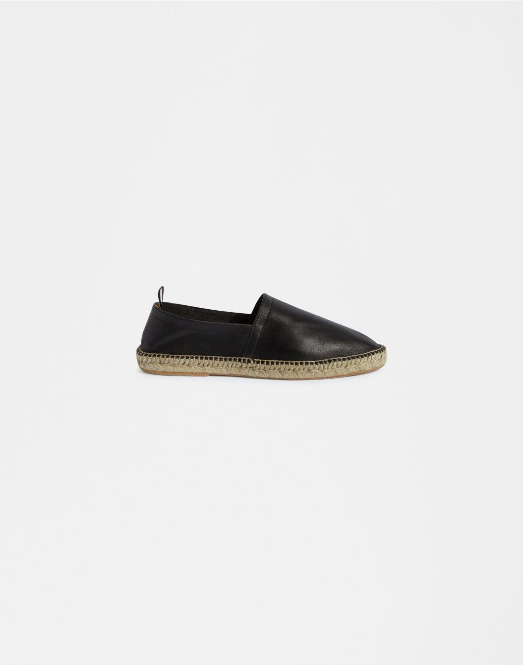Lardini Espadrillas in vitello scamosciato semilucido nero Saldi