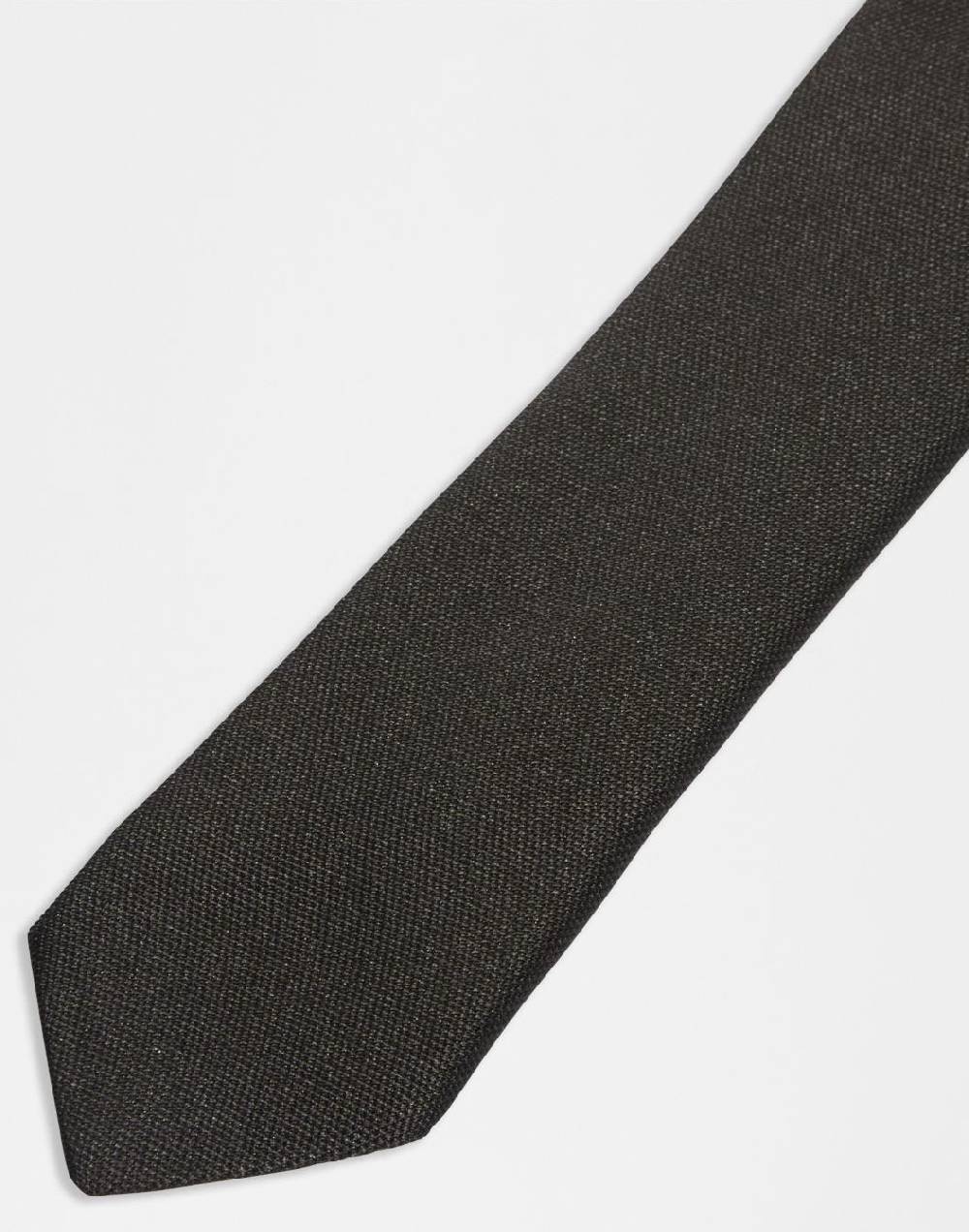 Lardini Cravatta in seta jacquard nera Hotsell
