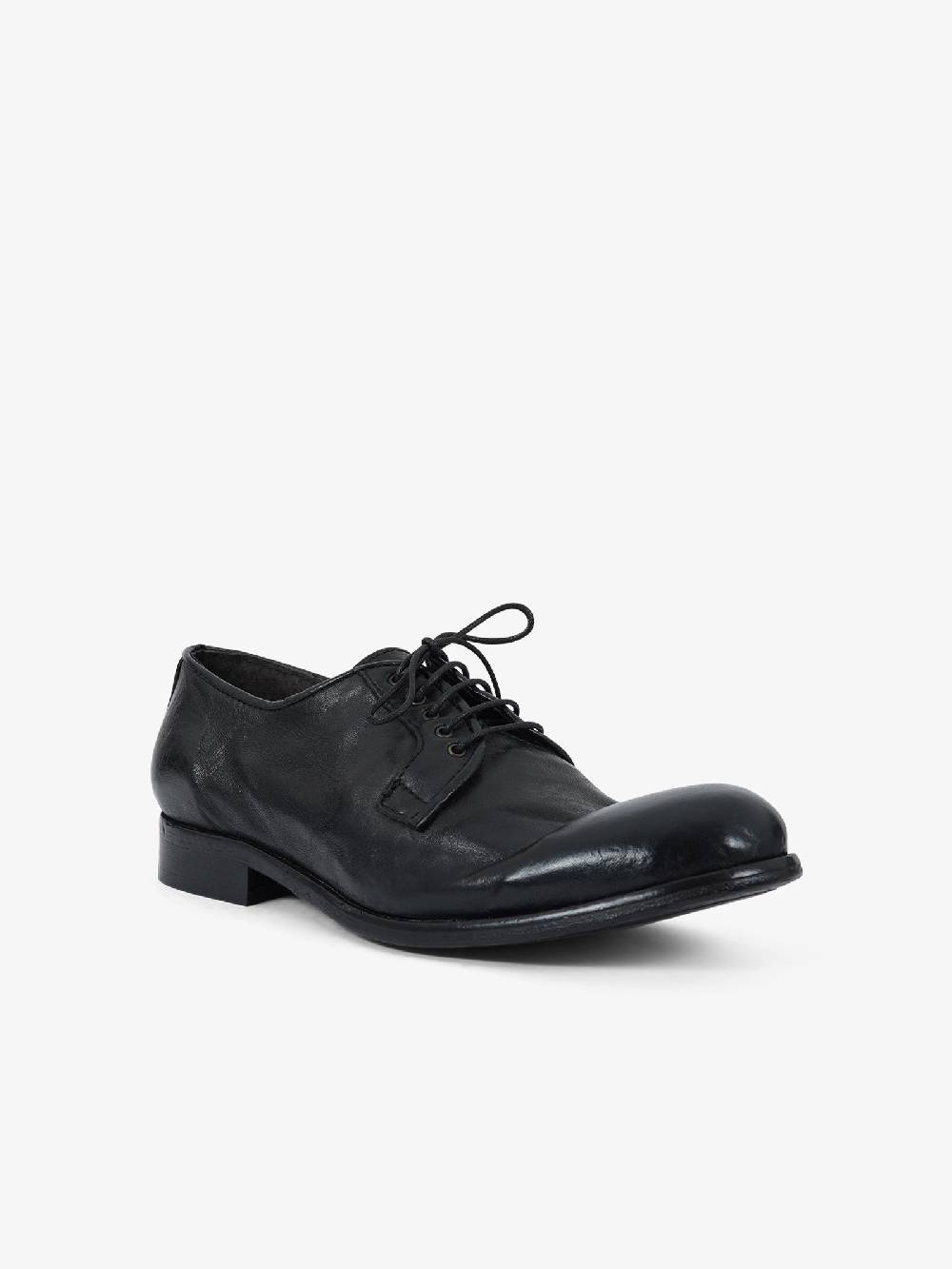 CAVALLACCIO Stringate 002 uomo pelle nero Spedizione Gratuita