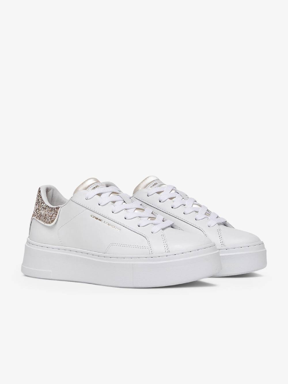 CRIME LONDON Sneakers Extralight 2.0 27601PP6 donna pelle bianco Sconto