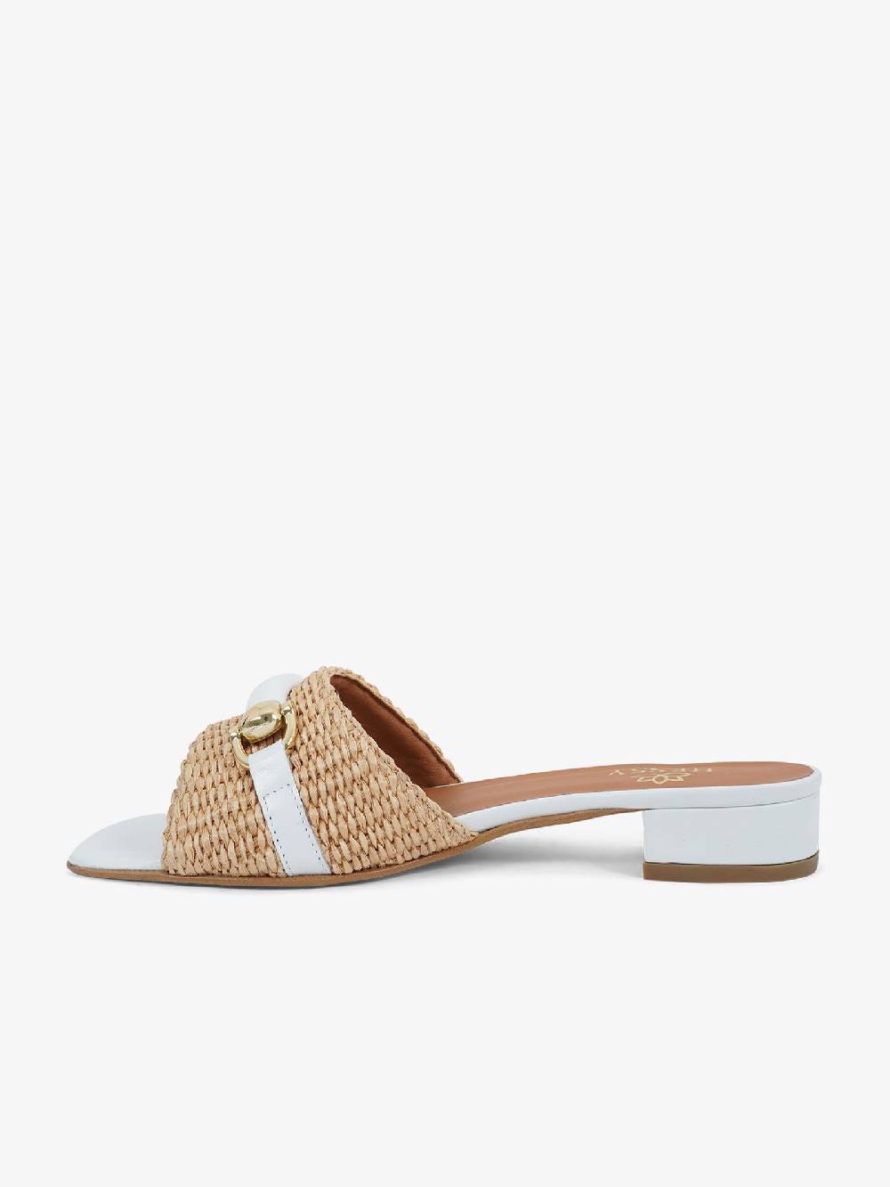 HESSY Sandali con tacco TACCO 10 720 donna rafia bianco Offerta temporanea