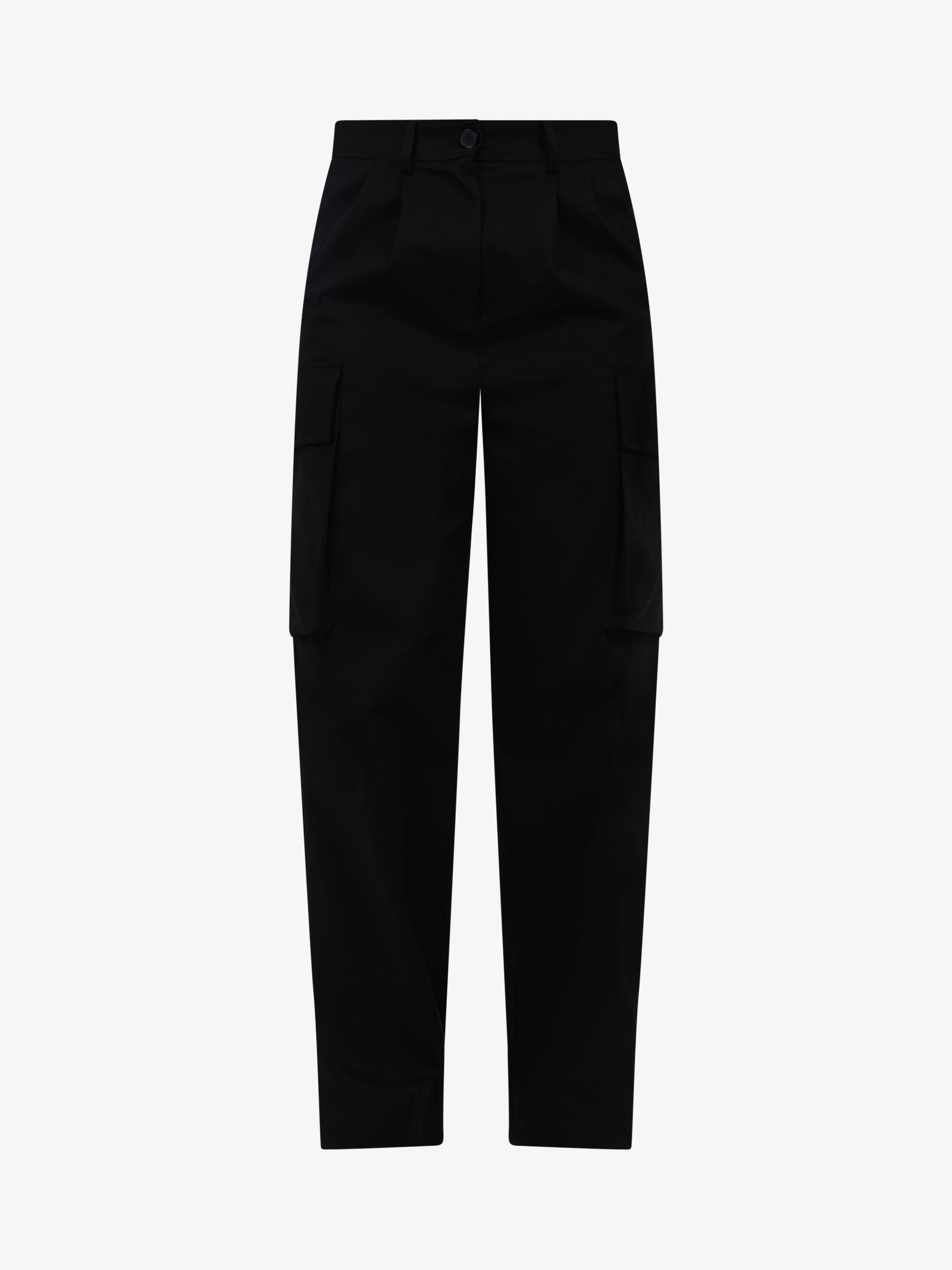 VICOLO Pantalone con tasconi TB0046 donna cotone nero Pezzi Unici