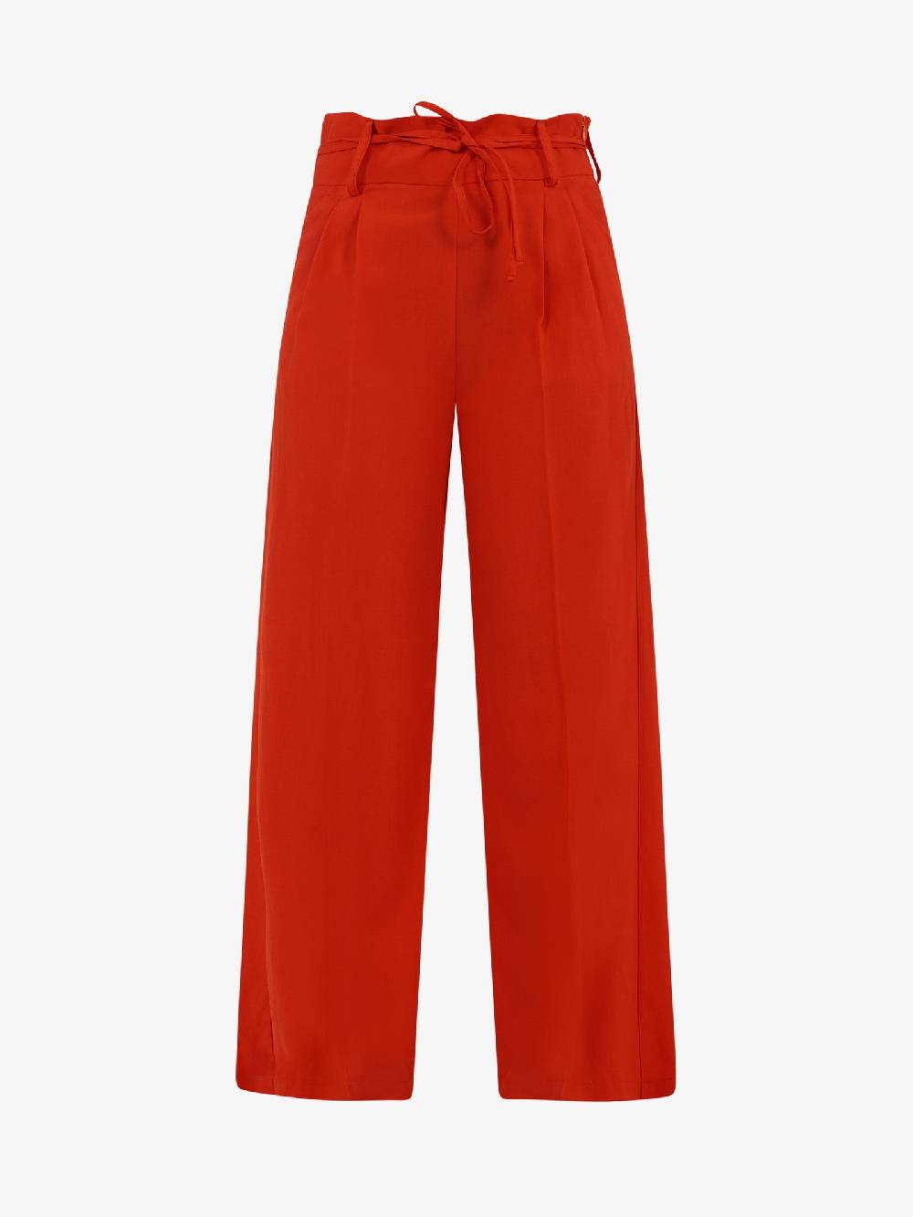 VICOLO Pantalone con coulisse e laccio TB1550 donna viscosa rosso Vendita