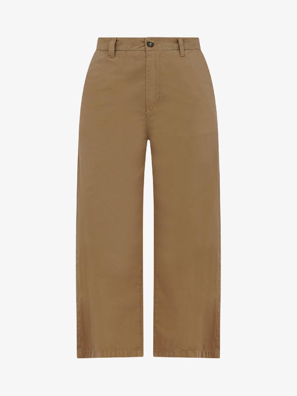 DIXIE Pantalone a vita alta P142J175 donna cotone beige Qualità Garantita