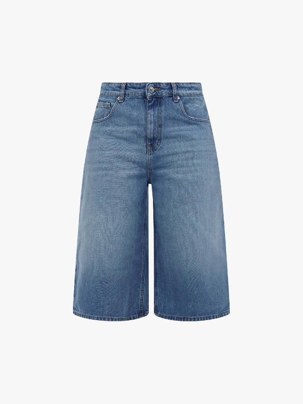 VICOLO Bermuda jeans lungo DB5340 donna cotone denim Sottocosto