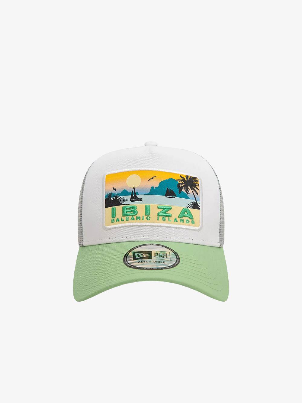 NEW ERA Cappello A-Frame Trucker New Era Summer Ibiza 60503542 cotone verde 2025