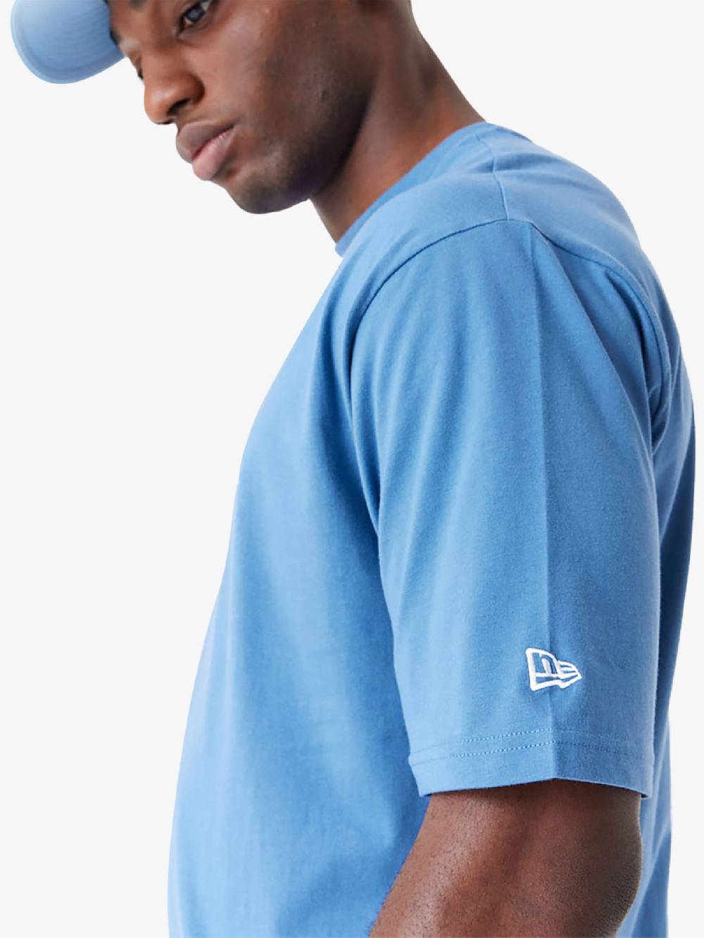 NEW ERA T-shirt Oversize LA Dodgers MLB World Series 60502659 uomo cotone azzurro Economico
