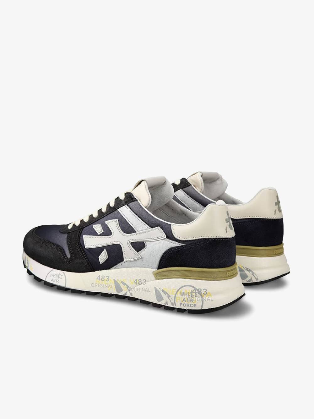 PREMIATA Sneakers MICK 6618 uomo pelle blu Pezzi Unici