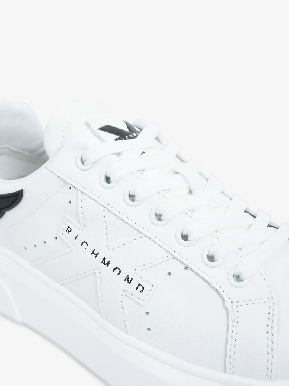 JOHN RICHMOND Sneakers 22203/CP uomo in pelle bianco Fino Al -60%