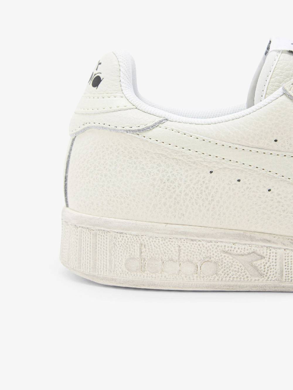 DIADORA Sneakers Game L Low Waxed 501.178301_ uomo in pelle bianco Shopping Online