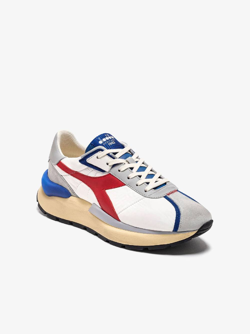 DIADORA Sneakers ELITE 201.180469_ uomo pelle bianco Rilascio limitato